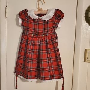 Royal Stewart Tarten Party Dress - size 3